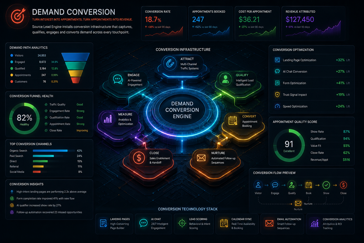 Demand Conversion Dashboard